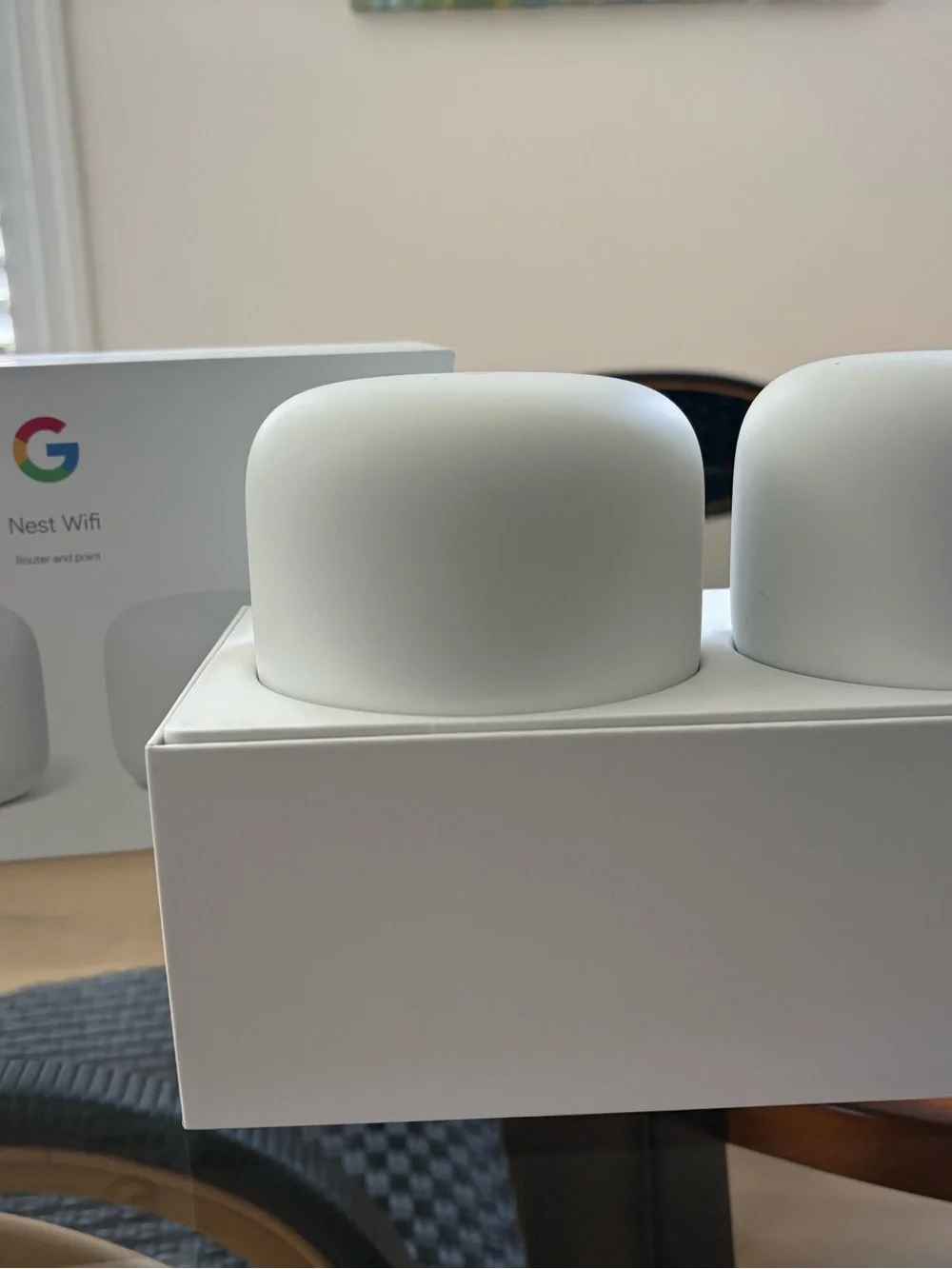Google Nest Wifi Router and Point - White